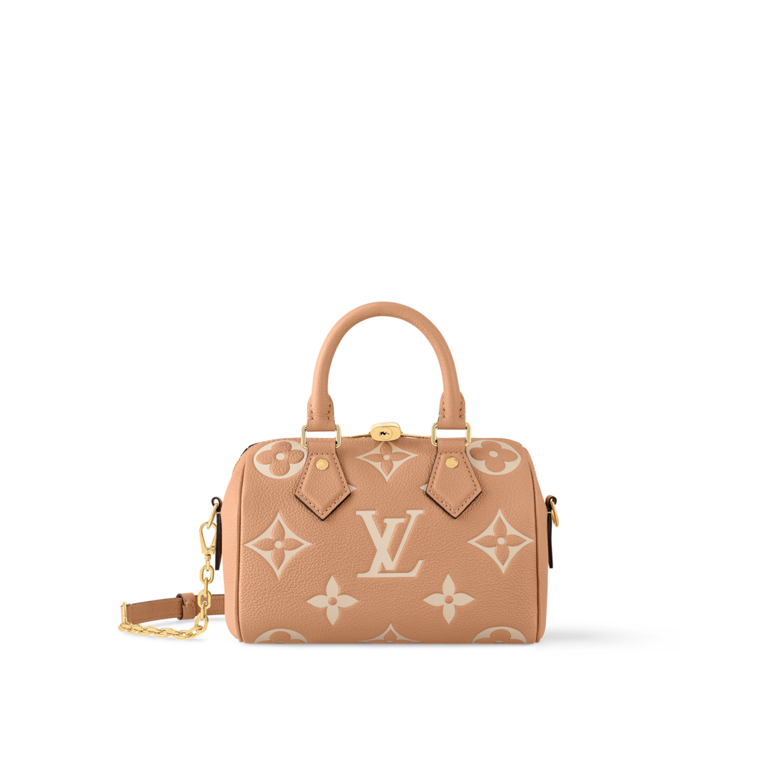 Speedy Bandoulière 20 Bicolor Monogram Empreinte Leather - Handbags | LOUIS  VUITTON